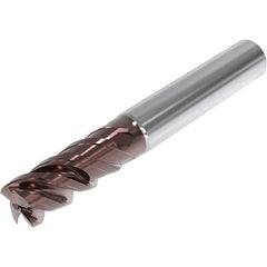 Seco - 20mm, 4 Flute, Single End, Solid Carbide, Corner Chamfer End Mill - 104mm OAL, 48° Helix, Right Hand Flute, 40mm LOC, Right Hand Cut, 51mm Extended Reach - Exact Tool & Supply