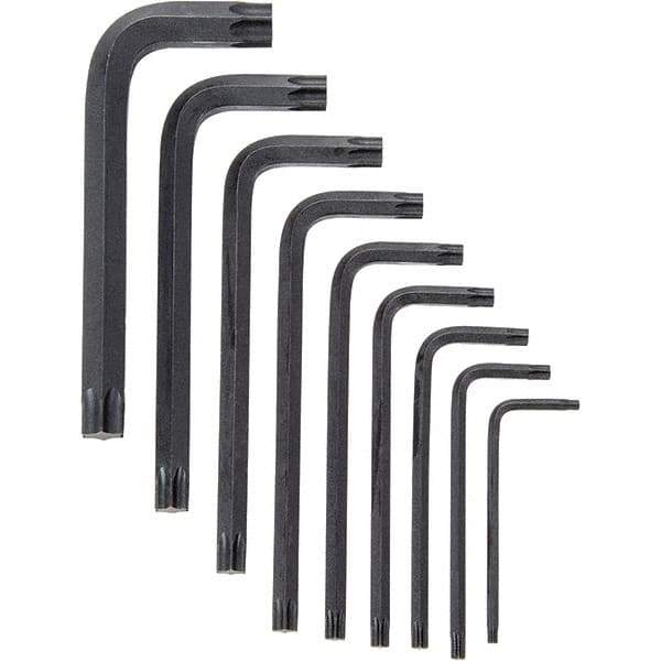 Stanley - 10 Piece T10 to T55 Assortment Torx Key Set - 10 Torx Size - Exact Tool & Supply