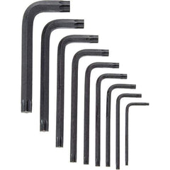 Stanley - 10 Piece T10 to T55 Assortment Torx Key Set - 10 Torx Size - Exact Tool & Supply