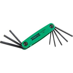 Stanley - 1 Piece T10 to T40 Brass Torx Key Set - T50 Torx Size - Exact Tool & Supply