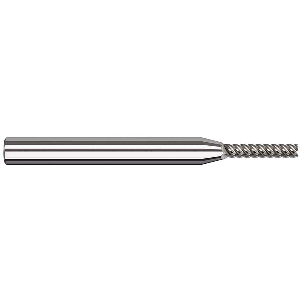 Harvey Tool - Square End Mills; Mill Diameter (Inch): 3/16 ; Mill Diameter (Decimal Inch): 0.1875 ; Length of Cut (Inch): 1 ; Length of Cut (Decimal Inch): 1.0000 ; Material: Solid Carbide ; Finish/Coating: Uncoated - Exact Tool & Supply