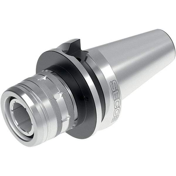 Seco - BT TF50 Taper Shank, 20mm Hole Diam x 49mm Nose Diam Milling Chuck - 63mm Projection, 53" TIR, - Exact Tool & Supply