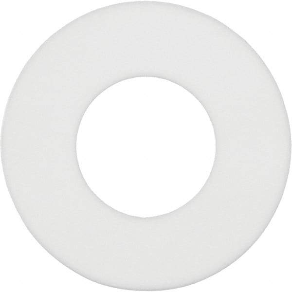 Value Collection - 1" Pipe, 1-5/16" ID x 2-5/8" OD Flange Gasket - Compressible ePTFE Plastic, White, 1/16" Thick - Exact Tool & Supply