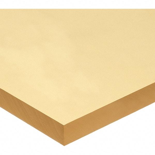 Value Collection - 1/16" Thick x 120" Long, Plain Polyurethane Strip - Stock Length, 60 Shore A Durometer, -20 to 180°F, Amber - Exact Tool & Supply