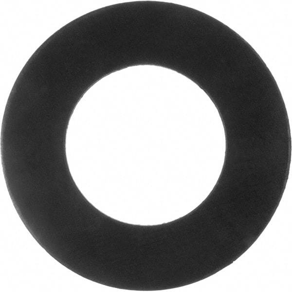 Value Collection - 4" Pipe, 4-1/2" ID x 7-1/8" OD Flange Gasket - Viton Rubber, Black, 1/16" Thick - Exact Tool & Supply