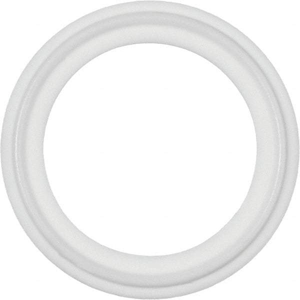 Value Collection - 4", Clamp Style, Sanitary Teflon Pipe Gasket - Tube OD Connection - Exact Tool & Supply