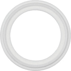 Value Collection - 6", Clamp Style, Sanitary Teflon Pipe Gasket - Tube OD Connection - Exact Tool & Supply