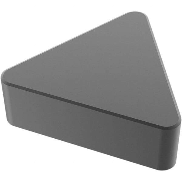 Seco - TNGN222 Grade CBN150 PCBN Turning Insert - Uncoated, Triangle, 1/4" Inscr Circle, 3.18mm Thick, 0.03" Corner Radius - Exact Tool & Supply