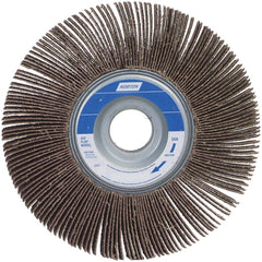 Norton - 6 x 1" 240 Grit Aluminum Oxide Unmounted Flap Wheel - Exact Tool & Supply