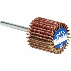 Norton - 3/4" Diam x 5/8" Face Width, Fine Aluminum Oxide Coated Mounted Flap Wheel - Exact Tool & Supply