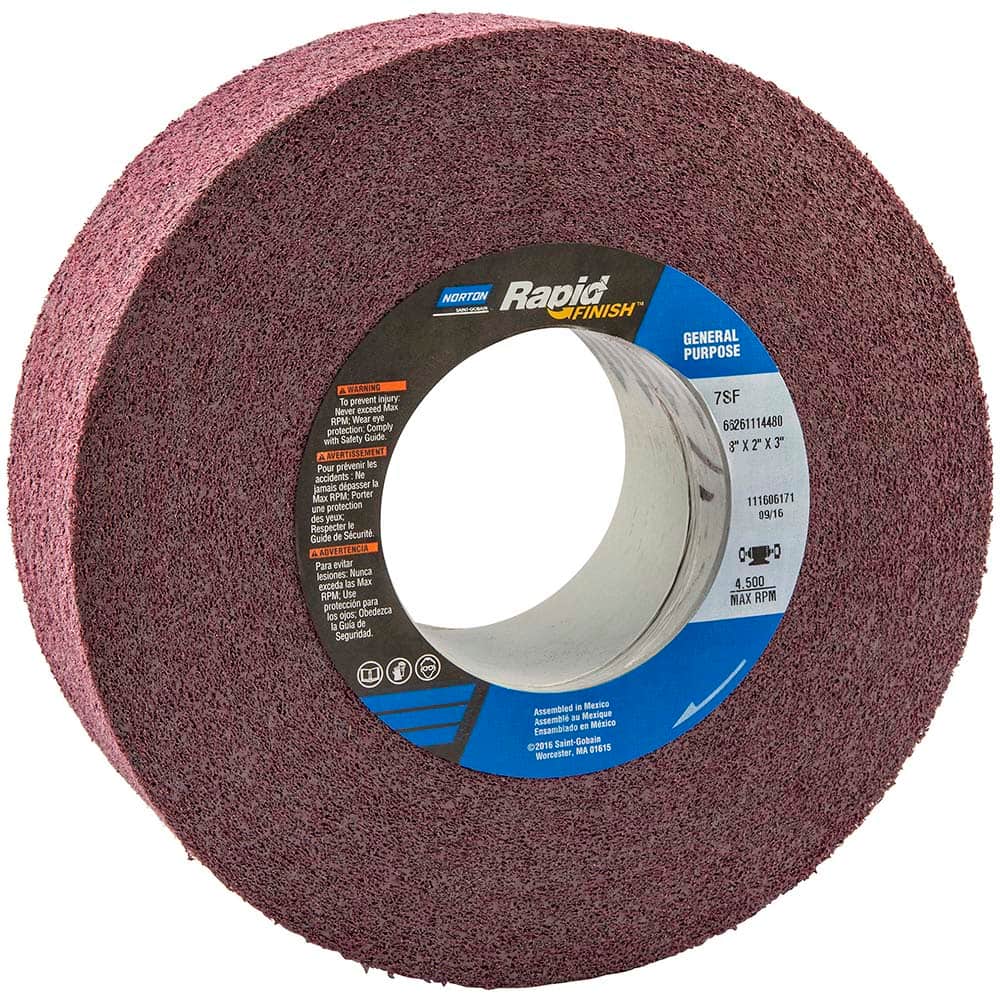 Norton - Deburring Wheels Wheel Type: Convolute Wheel Diameter (Inch): 8 - Exact Tool & Supply