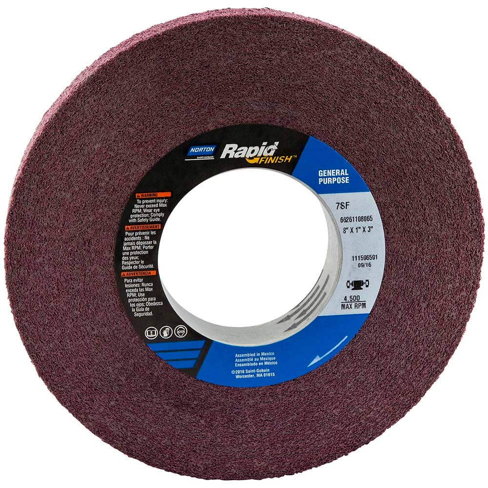 Norton - Deburring Wheels Wheel Type: Convolute Wheel Diameter (Inch): 8 - Exact Tool & Supply