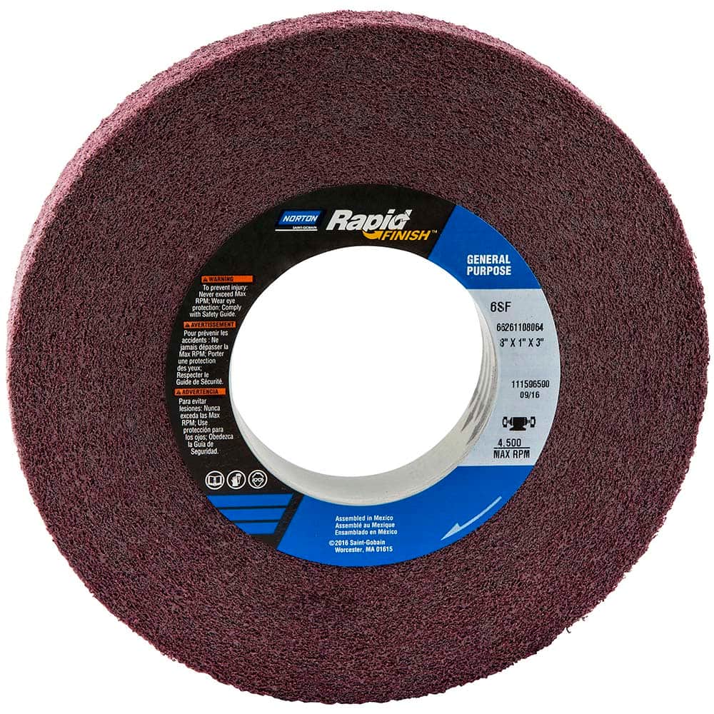 Norton - Deburring Wheels Wheel Type: Convolute Wheel Diameter (Inch): 8 - Exact Tool & Supply