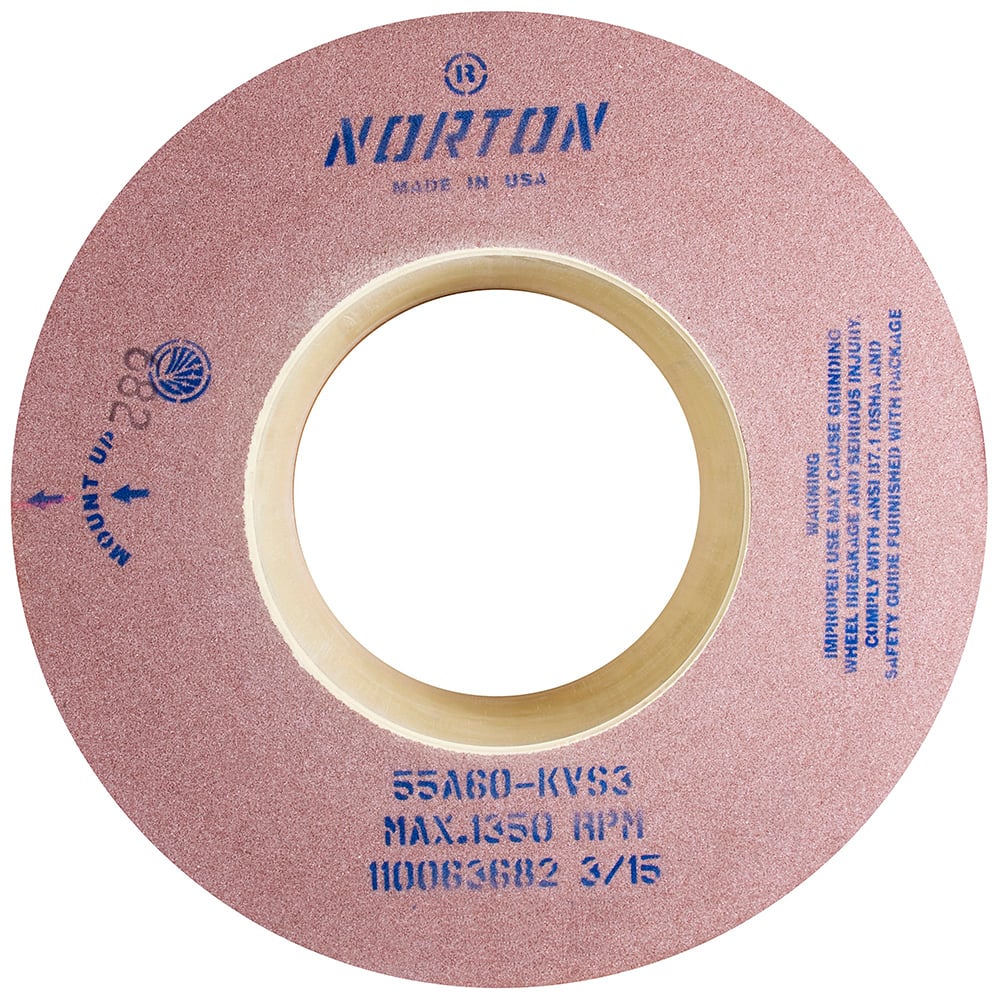 Norton - Centerless & Cylindrical Grinding Wheels Wheel Diameter (Inch): 24 Wheel Width (Inch): 10 - Exact Tool & Supply