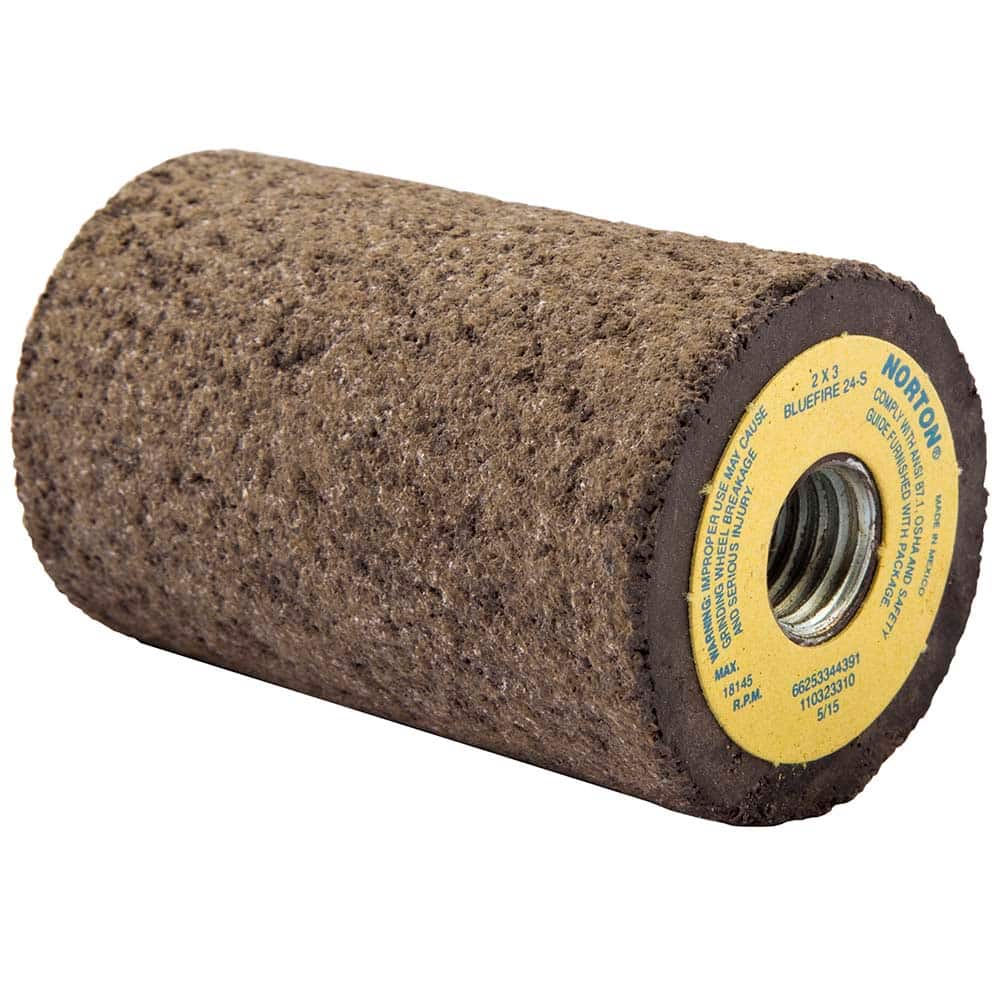 Norton - Cones & Plugs Maximum Diameter (Inch): 2 Head Thickness (Inch): 3 - Exact Tool & Supply