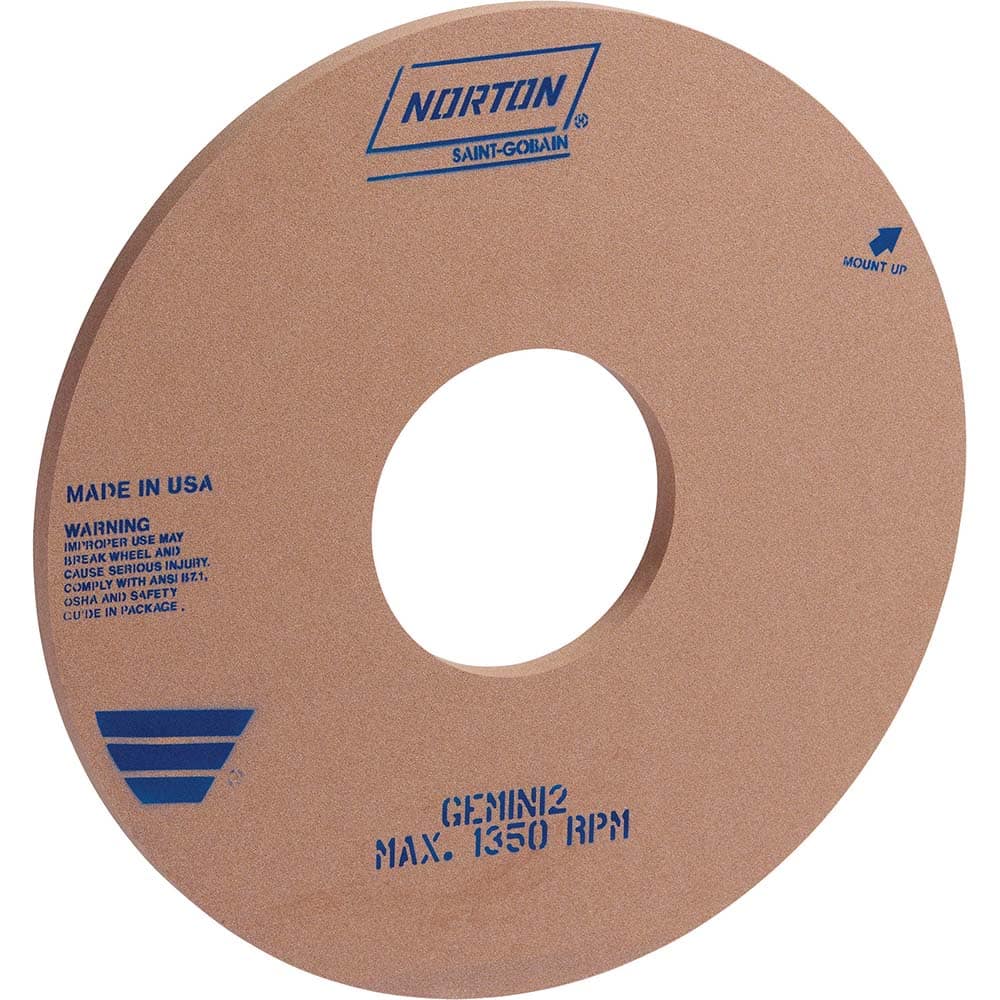 Norton - Centerless & Cylindrical Grinding Wheels Wheel Diameter (Inch): 16 Wheel Width (Inch): 1 - Exact Tool & Supply