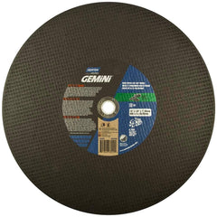 Norton - 12 x 1/8, 1" Hole 24 Grit Silicon Carbide Cutoff Wheel - Exact Tool & Supply