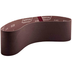 Norton - 4" Wide x 36" OAL, 36 Grit, Aluminum Oxide Abrasive Belt - Exact Tool & Supply