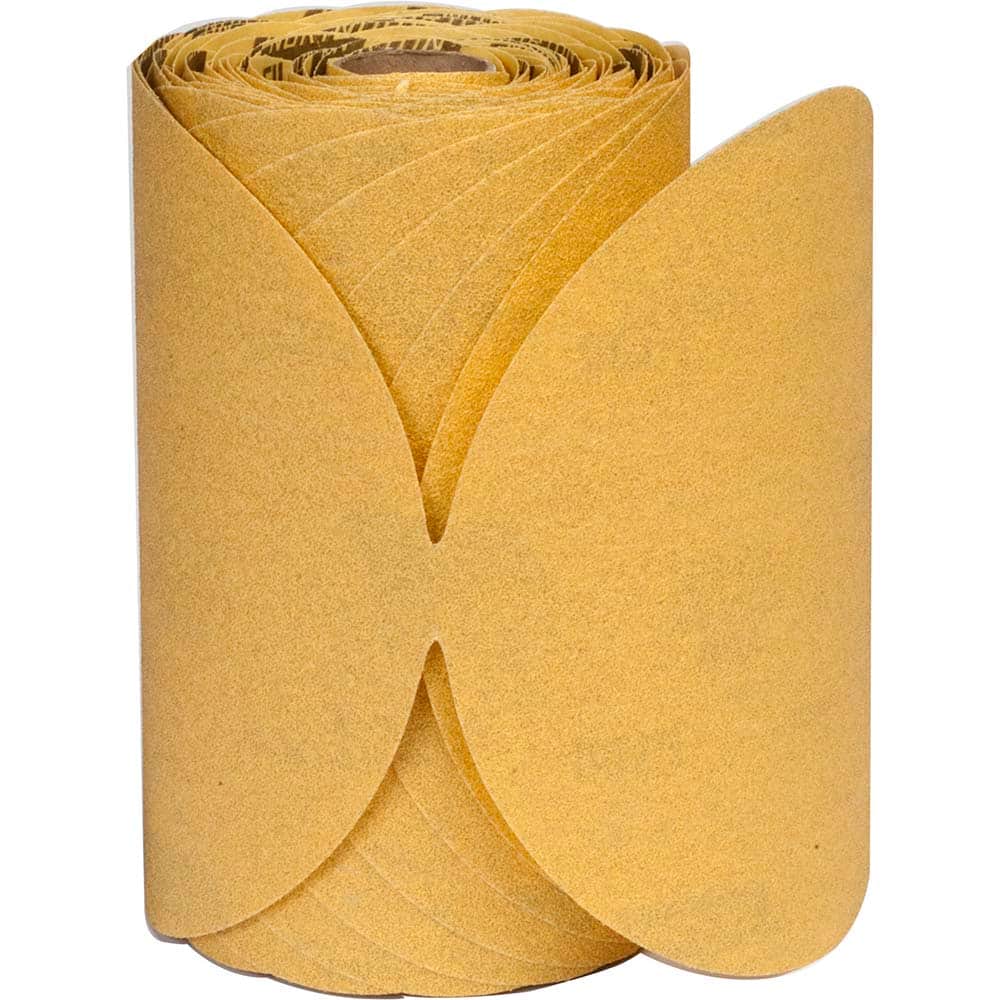 Norton - 6" Diam, 80 Grit Aluminum Oxide Adhesive PSA Disc - Exact Tool & Supply