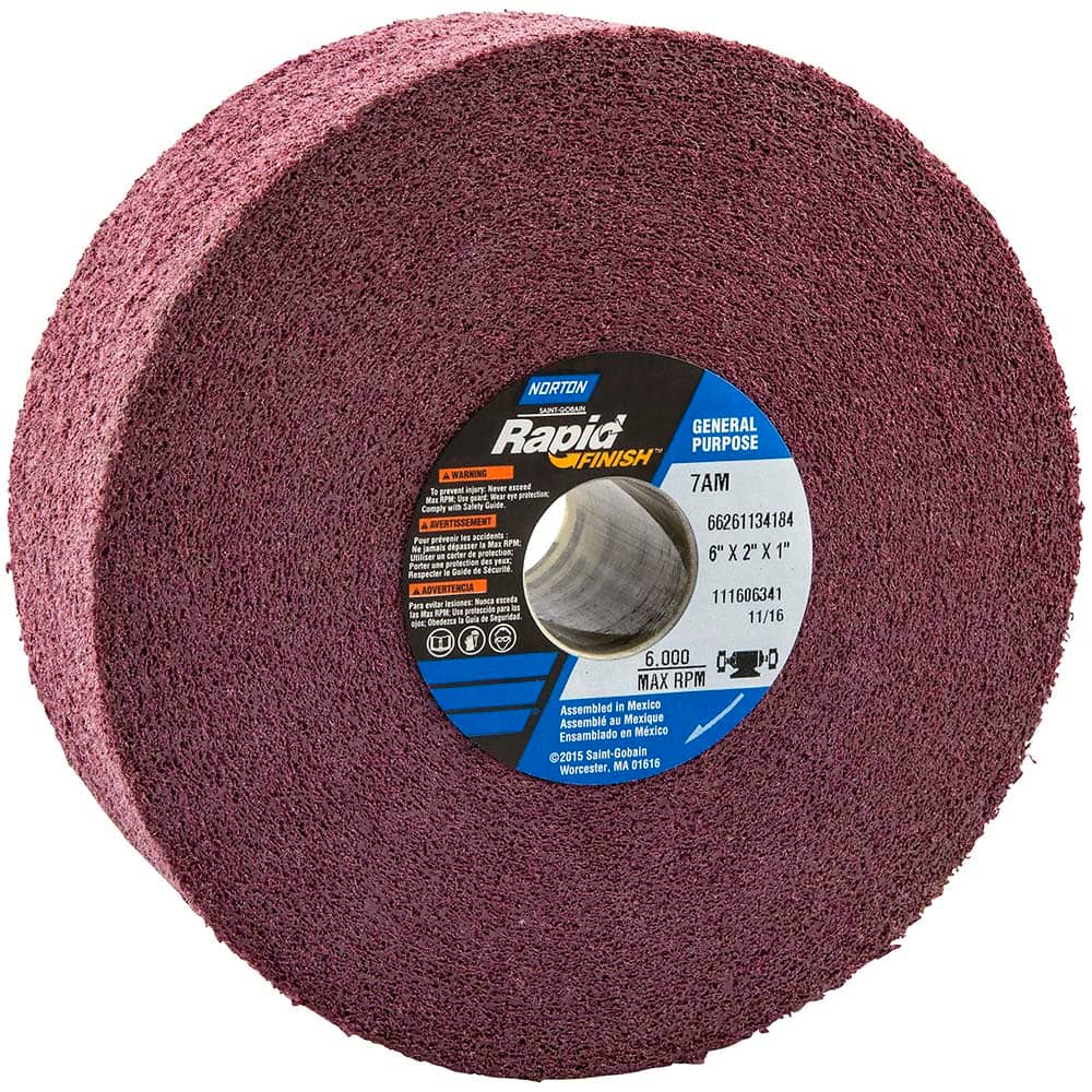 Norton - Deburring Wheels Wheel Type: Convolute Wheel Diameter (Inch): 6 - Exact Tool & Supply
