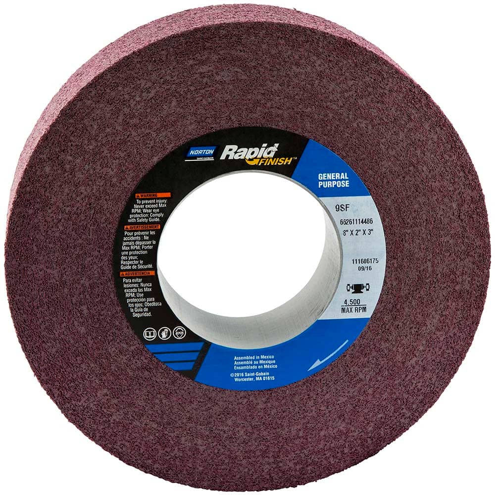 Norton - Deburring Wheels Wheel Type: Convolute Wheel Diameter (Inch): 8 - Exact Tool & Supply