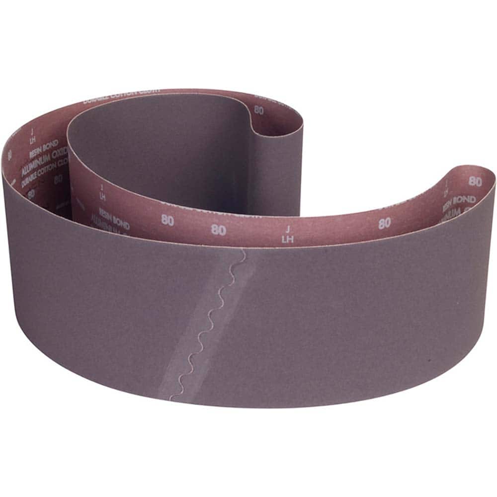 Norton - 6" Wide x 89" OAL, 80 Grit, Aluminum Oxide Abrasive Belt - Exact Tool & Supply