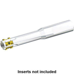 Kennametal - Whistle Notch Shank Connection, 5/8" Cutting Width, 1mm Max Depth of Cut, Indexable Slotting Cutter - KGEM Toolholder, KGIP0125N0189GD Insert - Exact Tool & Supply