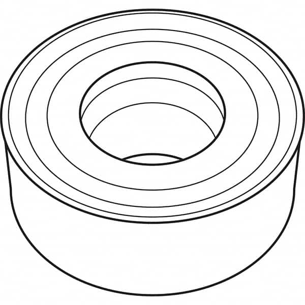 RCMT1606M0E KCP30B Carbide Turning Insert TiOCN Finish, 5/8″ Inscribed Circle, 0″ Corner Radius, 1/4″ Thick, Round
