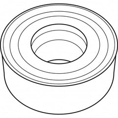 RCMT1606M0E KCP30B Carbide Turning Insert TiOCN Finish, 5/8″ Inscribed Circle, 0″ Corner Radius, 1/4″ Thick, Round