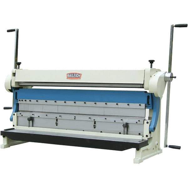 Baileigh - Combination Roller, Shear & Brake Machines Maximum Mild Steel Shearing Capacity (Gauge): 16 Maximum Mild Steel Bending Capacity (Gauge): 16 - Exact Tool & Supply