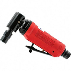 Universal Tool - 1/4" Collet, Angle Handle, Air Angle Die Grinder - Rear Exhaust, 4 CFM, 0.5 hp, 90 psi, 1/4" Inlet - Exact Tool & Supply
