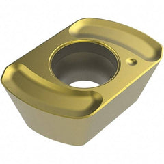 Seco - LPKT09T420 M13 Grade MP3000 Carbide Milling Insert - TiAlN Finish, 4.76mm Thick, 2mm Corner Radius - Exact Tool & Supply