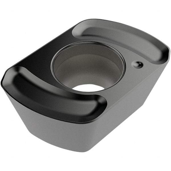 Seco - LPKT09T420 M13 Grade T350M Carbide Milling Insert - TiCN/Al2O3 Finish, 4.76mm Thick, 2mm Corner Radius - Exact Tool & Supply