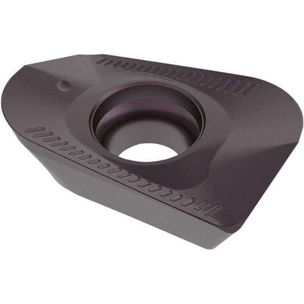 Seco - XOMX120431 ME08 Grade MP2050 Carbide Milling Insert - TiAlN/TiSiN Finish, 5.07mm Thick, 3.1mm Corner Radius - Exact Tool & Supply
