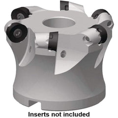 Kennametal - 38mm Cut Diam, 6mm Max Depth, 22mm Arbor Hole, 5 Inserts, RP..1204 Insert Style, Indexable Copy Face Mill - 7713VR12 Cutter Style, 29,000 Max RPM, 40mm High, Through Coolant, Series 7713 - Exact Tool & Supply