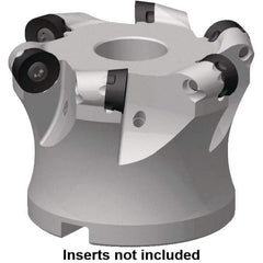 Kennametal - 30mm Cut Diam, 5mm Max Depth, 16mm Arbor Hole, 5 Inserts, RP.. 10T3 Insert Style, Indexable Copy Face Mill - 7713VR10 Cutter Style, 45,500 Max RPM, 40mm High, Through Coolant, Series 7713 - Exact Tool & Supply