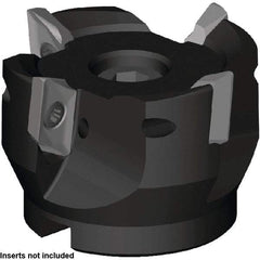 Kennametal - 3 Inserts, 2" Cut Diam, 3/4" Arbor Diam, 16mm Max Depth of Cut, Indexable Square-Shoulder Face Mill - 0° Lead Angle, 2" High, ZDET 16M5..721 Insert Compatibility, Through Coolant, Series 5720VZ16 - Exact Tool & Supply