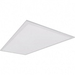 Eiko Global - 1 Lamp, 50 Watts, 6,250 Lumens, 2' x 4', 4,000°K, LED Lamp Troffer - 100 to 277 Volt, Dimmable, Acrylic Diffuser, Aluminum Troffer - Exact Tool & Supply