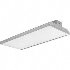 Eiko Global - 1 Lamp, 162 Watts, LED, High Bay Fixture - 2' Long x 92.5mm High x 440mm Wide, 120-277 Volt, Steel Housing - Exact Tool & Supply