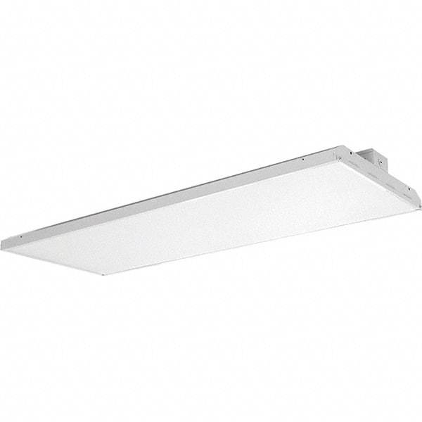 Eiko Global - 1 Lamp, 321 Watts, LED, High Bay Fixture - 4' Long x 92.5mm High x 440mm Wide, 347-480 Volt, Steel Housing - Exact Tool & Supply