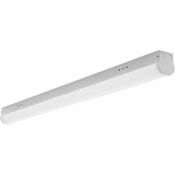Eiko Global - 1 Lamp, 32 Watt, 4,200 Lumen, LED Strip Light - Surface Mounted, 120 to 277 Volt, 4' Long x 3.35" Wide x 3.56" High - Exact Tool & Supply