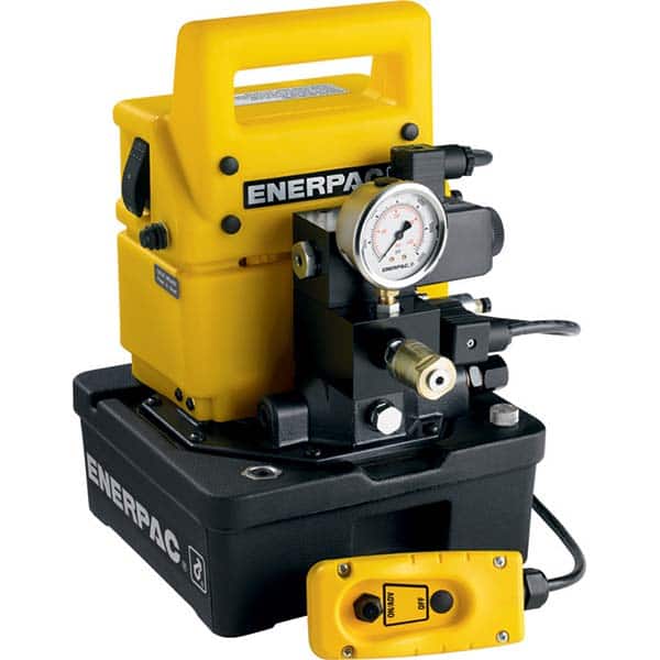 Enerpac - Power Hydraulic Pumps & Jacks Type: Electric Pressure Rating (psi): 10000 - Exact Tool & Supply