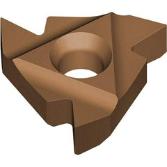 Vargus - 3IL Internal Left Hand 48-8 Partial 60 Laydown Threading Insert - Grade VRX, AlTiN Coated Carbide - Exact Tool & Supply