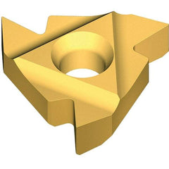 Vargus - 2ER External Right Hand 20 PG Laydown Threading Insert - Grade VKX, TiN Coated Carbide - Exact Tool & Supply