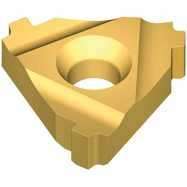 Vargus - 4ER External Right Hand 5 BUT Laydown Threading Insert - Grade VKX, TiN Coated Carbide - Exact Tool & Supply