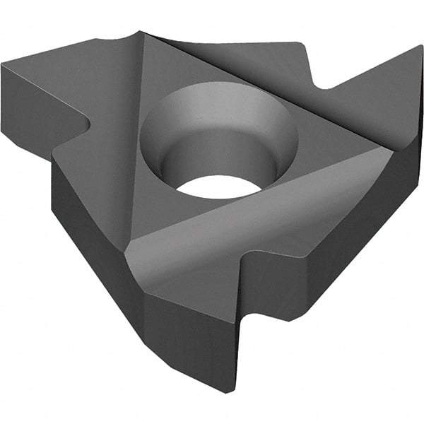 Vargus - 2EL External Left Hand 48 UN Laydown Threading Insert - Grade VK2, Uncoated Coated Carbide - Exact Tool & Supply