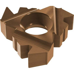 Vargus - 4FER External Right Hand 8 ABUT Laydown Threading Insert - Grade VRX, AlTiN Coated Carbide - Exact Tool & Supply