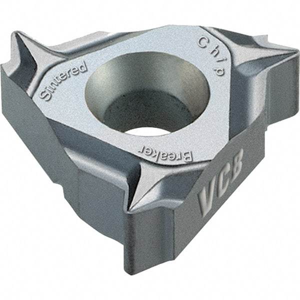 Vargus - 3JER External Right Hand ISO Laydown Threading Insert - Grade VKX, TiN Coated Carbide - Exact Tool & Supply