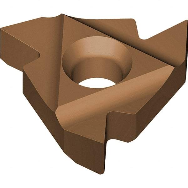 Vargus - 3EL External Left Hand 16 UN Laydown Threading Insert - Grade VRX, AlTiN Coated Carbide - Exact Tool & Supply