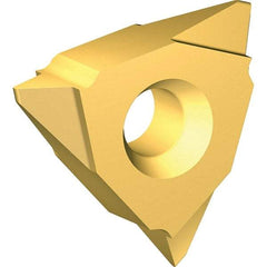 Vargus - 5VIR Internal Right Hand ISO Laydown Threading Insert - Grade VKX, TiN Coated Carbide, 15.88mm Inscribed Circle - Exact Tool & Supply